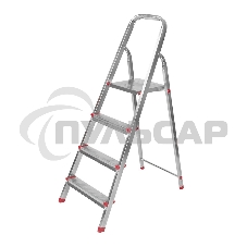 Стремянка металлическая 4 ступеньки, усиленный профиль Rexant 12-5054