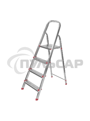 Стремянка металлическая 4 ступеньки, усиленный профиль Rexant 12-5054