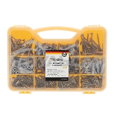 Набор саморезов и дюбелей Kranz 590 шт.