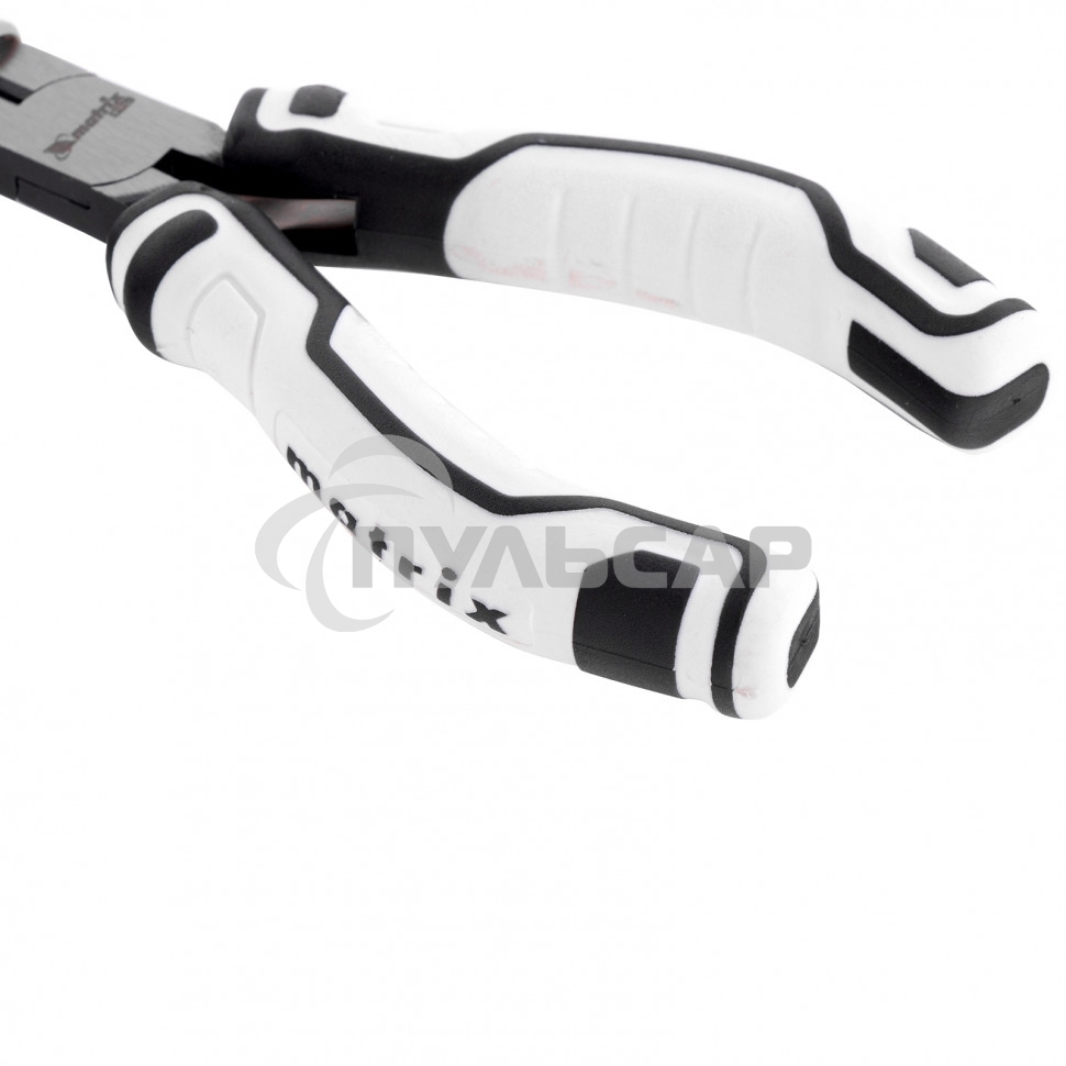 Длинногубцы Matrix Mini, 125 мм изогнутые, авторазжим, PRO