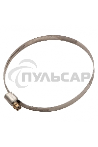 Хомуты СИБРТЕХ нержав, сталь, стандартное болтовое крепление 90-110мм 25шт/уп,ширина 9мм 47588