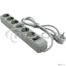 Сетевой фильтр ExeGate EX119388RUS SP-6-1.8G (6 розеток, 1.8м, евровилка, серый)