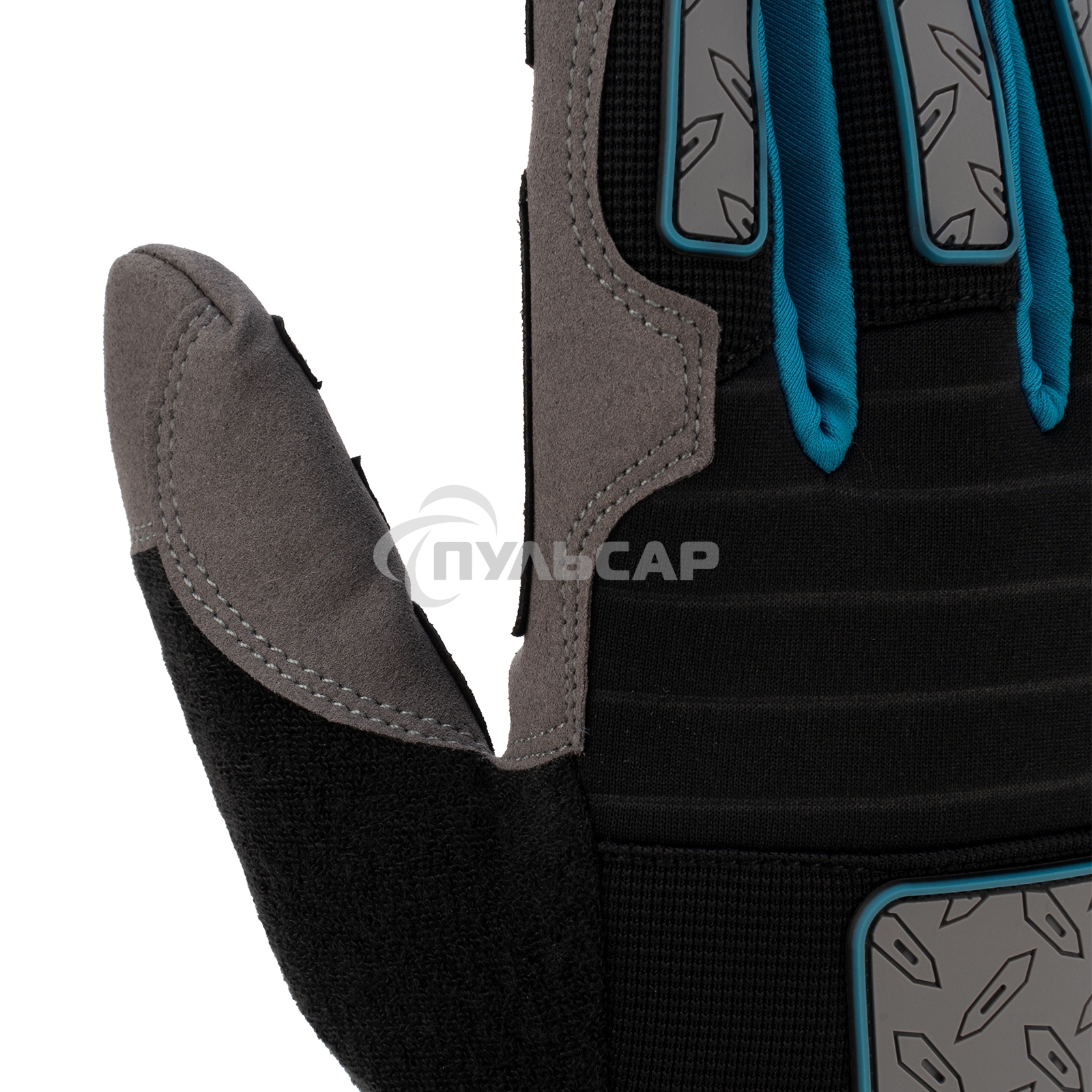 Перчатки универсальные, усиленные, с защитными накладками, DELUXE, размер L (9) Gross