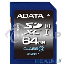 Флеш карта SD ADATA XC 64Gb Class10 ADATA ASDX64GUICL10-R