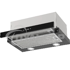 Вытяжка встраиваемая Kuppersberg Slimhit 50 BG черный/серый, 50 см, 750 куб. м/ч, 51 дБ