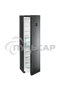 Холодильник Liebherr CBNbdc 573i-22 001 черный двухкамерный 255/94л морозилка снизу, No Frost