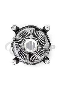 Кулер для процессора ExeGate EE97379 черный, 92 мм, алюминий, 2400 об/мин, 23 дБ, 4 pin, 65 Вт, 60 мм