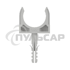 Держатель с защелкой и дюбелем. д.25мм 51325 DKC