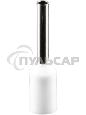 Наконечник-гильза изол. Navigator (НШвИ) 0.75-8 NET-Е7508 белый  (уп.100шт)