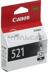 Картридж струйный CLI-521Bk (2933B004) черный (9 мл.) для Canon Pixma iP3600, 4600, MP540,MP620, MP630, MP980
