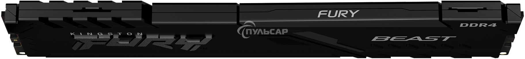 Оперативная память Kingston Fury Beast, DDR4, 32Gb (1x32Gb), 3200MHz, CL16, DIMM, с радиатором, черный