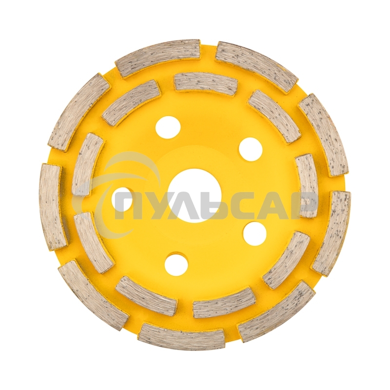 Чашка алмазная шлифовальная KRANZ 2-ряд 125х22.2 мм