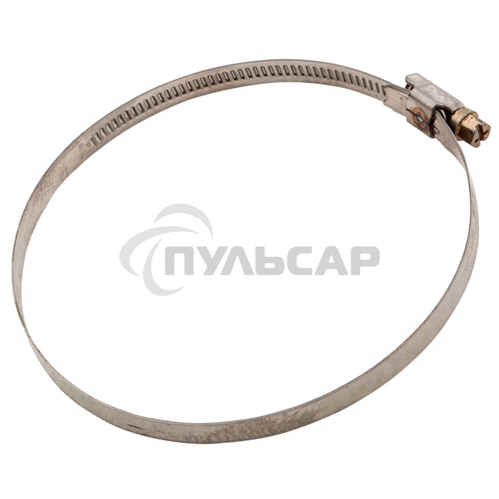 Хомуты СИБРТЕХ нержав, сталь, стандартное болтовое крепление 90-110мм 25шт/уп,ширина 9мм 47588
