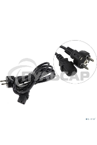 Кабель питания ExeGate Special PC-1,8S (Евровилка Schuko->С13) 3*0.75мм2, CCA, черный, 1.8м.