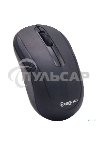 Мышь беспроводная ExeGate Professional Standard SR-9021 черный, 1200 dpi, радиоканал, USB, кнопки - 3