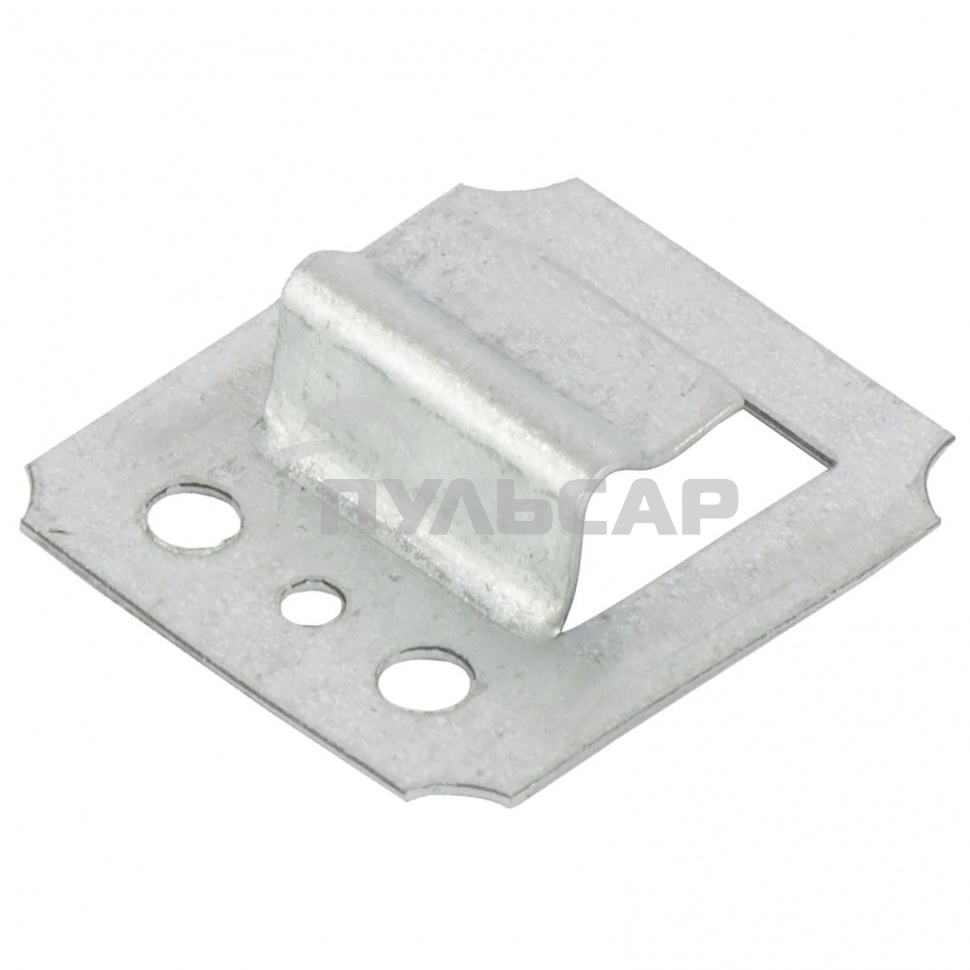 Кляймер №5 оцинкованный с гвоздями, 100шт., Россия Сибртех