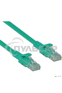 Коммутационный шнур ExeGate EX258672RUS Патч-корд UTP кат. 5e, 1м ExeGate зеленый