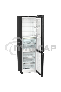 Холодильник Liebherr CBNbdc 573i-22 001 черный двухкамерный 255/94л морозилка снизу, No Frost