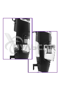 Пылесос вертикальный паровой Kitfort KT-575-1 черный, питание питание от сети, 1600 Вт, уборка влажная/паром/сухая, пылесборник 1.1 л