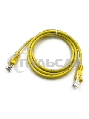 Патч-корд Buro UTP cat5E 1.5м желтый RJ-45 (m)-RJ-45 (m)