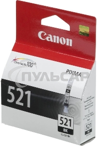 Картридж струйный CLI-521Bk (2933B004) черный (9 мл.) для Canon Pixma iP3600, 4600, MP540,MP620, MP630, MP980