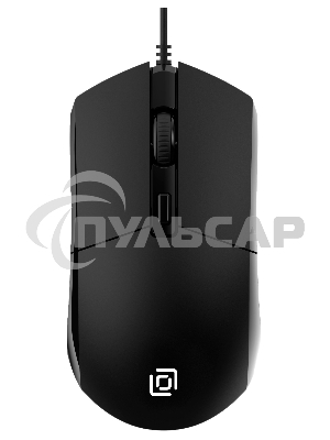 Мышь проводная Oklick 207M черный, 2400 dpi, USB, кнопки - 4