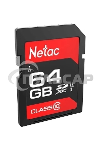 Флеш карта SDHC 64Gb Netac Class 10 UHS-I U1 P600 NT02P600STN-064G-R