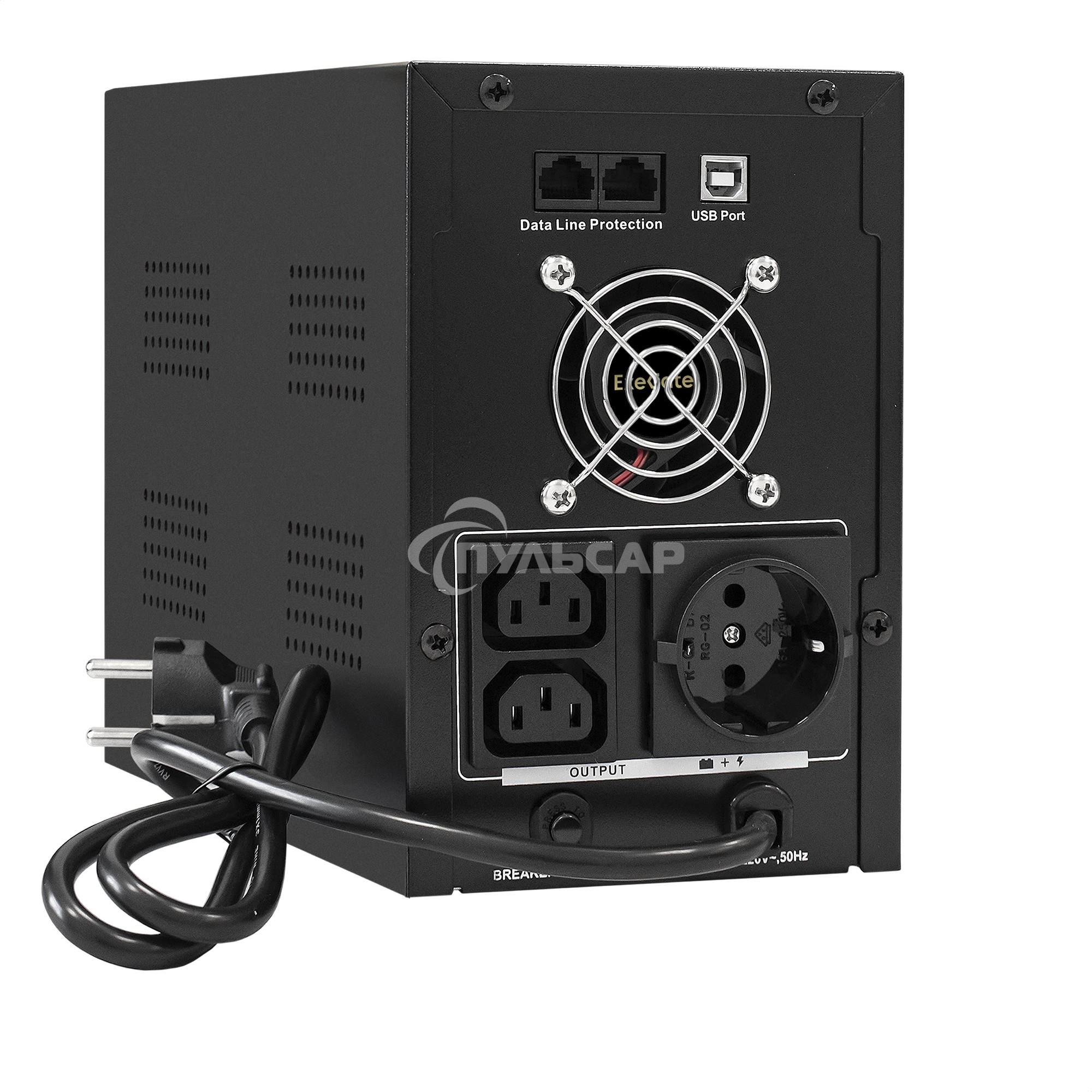 Источник бесперебойного питания ExeGate EX292611RUS SpecialPro UNB-2200.LED.AVR.1SH.2C13.RJ.USB 2200VA/1300W, LED, AVR,1*Schuko+2*C13, RJ45/11, USB, металлический корпус, черный