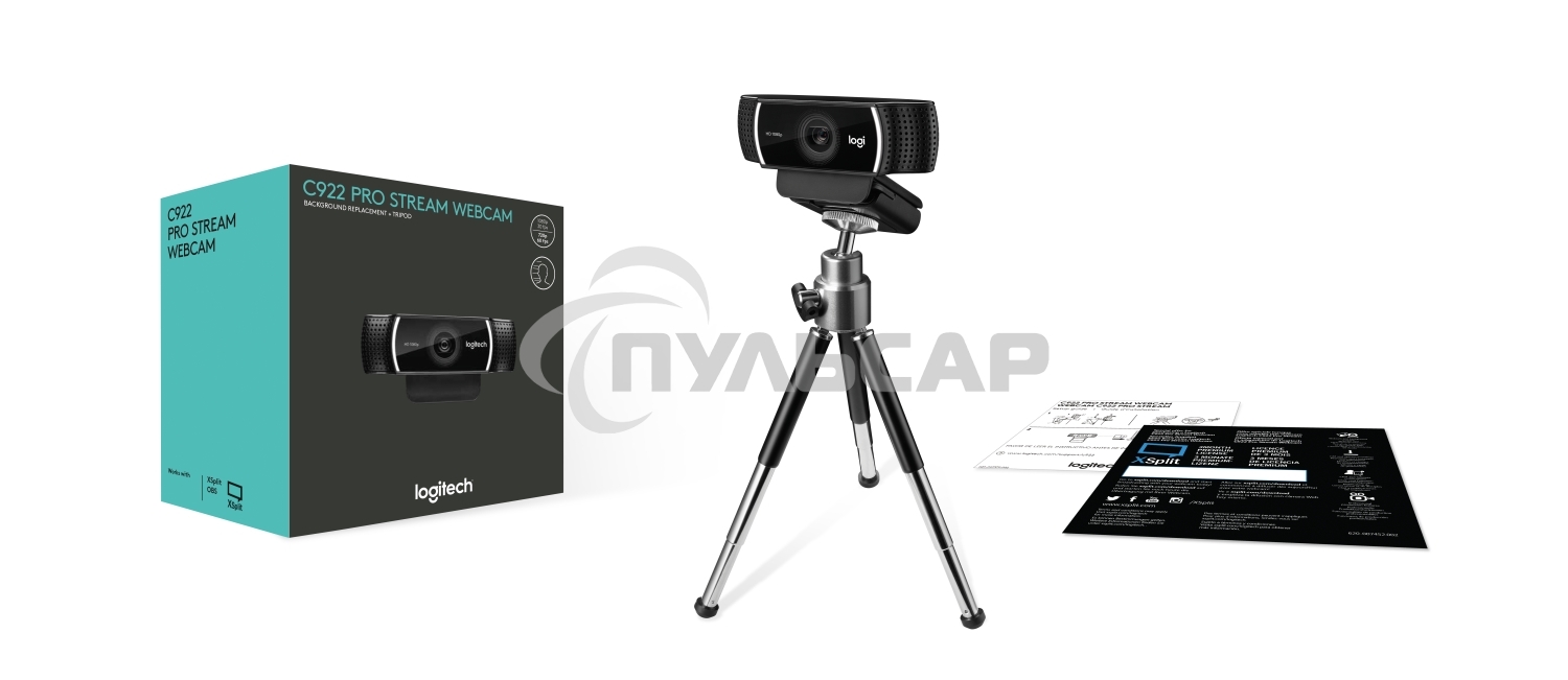 Веб-камера Logitech C922 Pro Stream Webcam