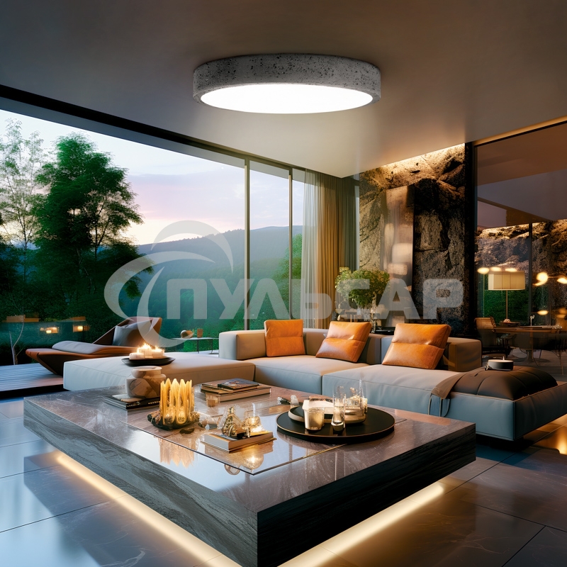 Светильник потолочный Sandstone, LUMI Line, 70Вт Rexant