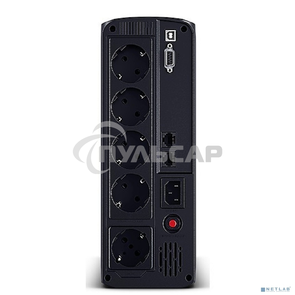 Источник бесперебойного питания UPS CyberPower VP1600ELCD Line-Interactive 1600VA/960W USB/RS-232/RJ11/45 (4 + 1 EURO)