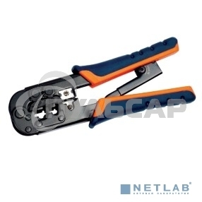 Инструмент обжим ITK TM1-B11H для RJ-45,12,11 с x рап. ме x . сине-оранж