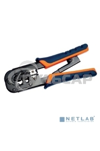 Инструмент обжим ITK TM1-B11H для RJ-45,12,11 с x рап. ме x . сине-оранж