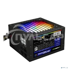 Блок питания GameMax VP-500-RGb-MODULAR, 500Вт, 80 PLUS Bronze, 120мм, модульный, черный