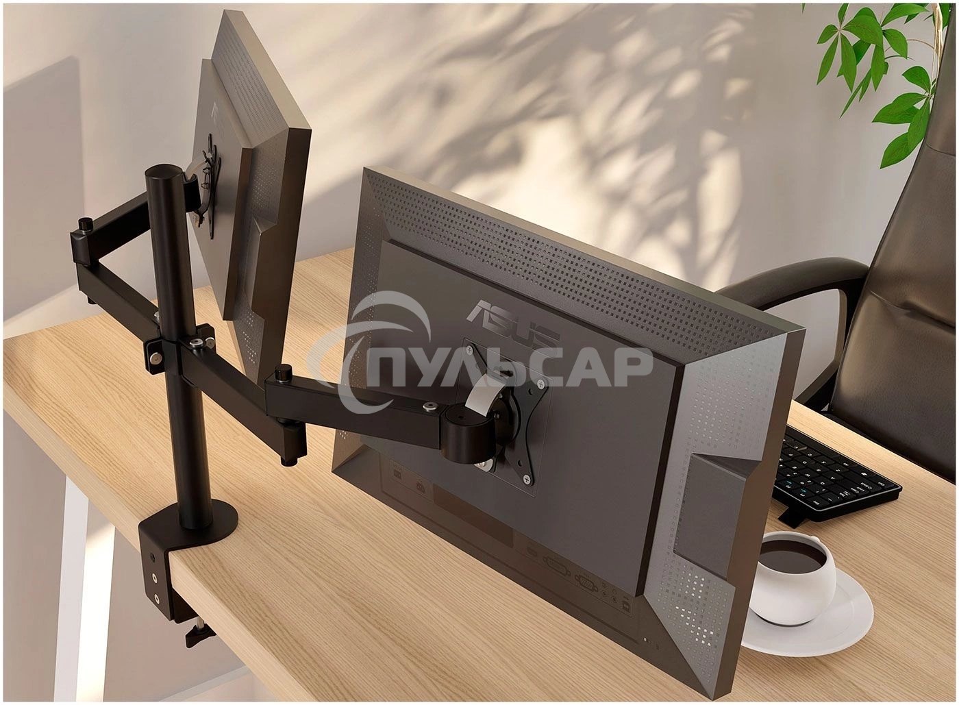 Кронштейн настольный для мониторов HOLDER MDS-SU203 черный