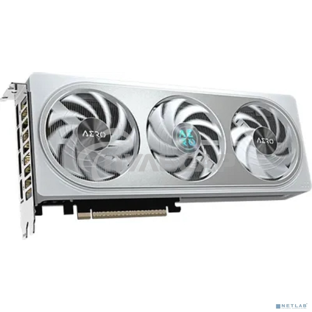 Видеокарта Gigabyte PCI-E 5.0 GV-N506TAERO OC-8GD 1.0 NVIDIA GeForce RTX 5060TI 8Gb 128bit GDDR7 2647/28000 HDMIx1 DPx3 HDCP Ret