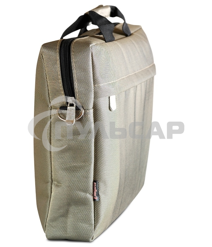 Сумка ExeGate EX212309RUS Start S15 Beige, бежевая, полиэстер, для ноутбуков до 15.6