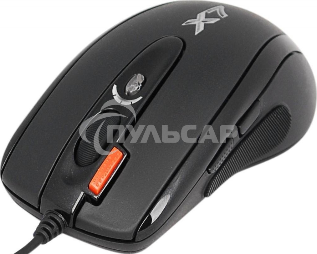 Мышь проводная A4Tech XL-750BK черный, 3600 dpi, USB, кнопки - 7