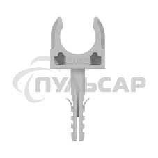 Держатель с защелкой и дюбелем. д.16мм 51316 DKC Держатель с защелкой и дюбелем. д.16мм 51316 DKC