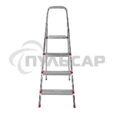 Стремянка металлическая 4 ступеньки, усиленный профиль Rexant 12-5054