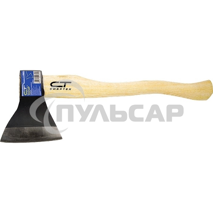Топор ТП11-10, 1000 г, в сборе, кованый, деревянное топорище Сибртех