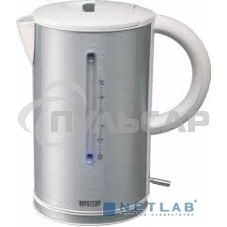 Чайник электрический Mystery MEK-1614 1.7л. 2200Вт серый (корпус: пластик)