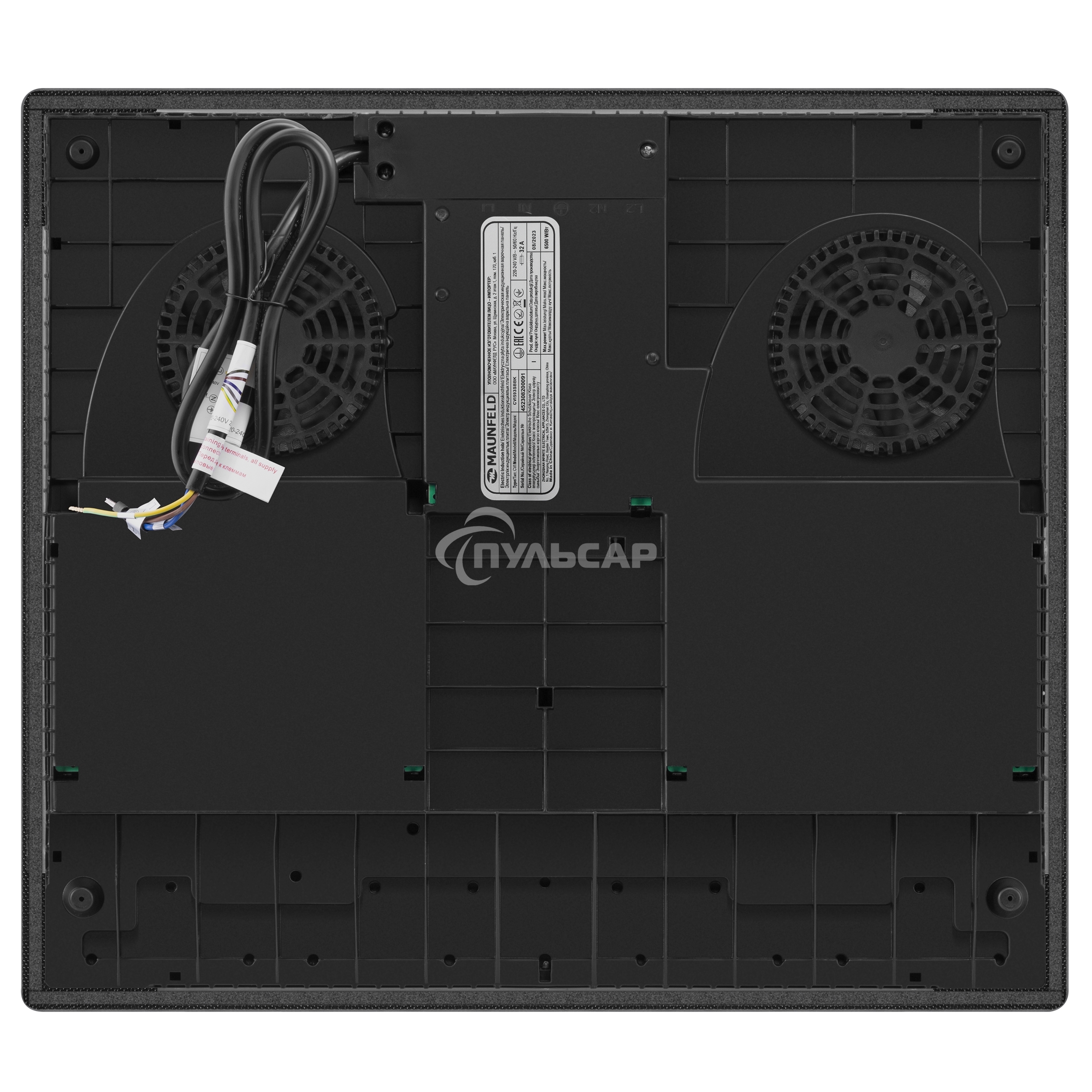 Индукционная варочная панель Maunfeld CVI593SBBK Inverter черный