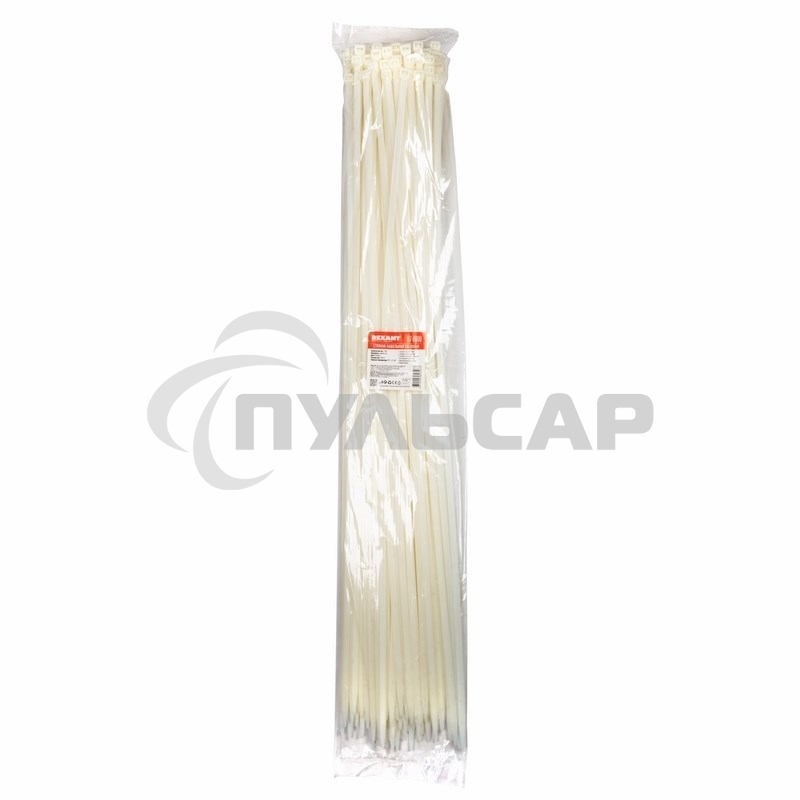 Хомут-стяжка кабельная нейлоновая Rexant 920 x9,0 мм, белая, упаковка 100 шт.