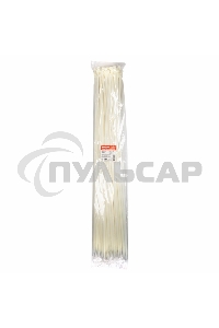 Хомут-стяжка кабельная нейлоновая Rexant 920 x9,0 мм, белая, упаковка 100 шт.