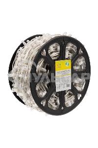 Гирлянда Neon-night LED Клип-лайт 12 V, прозрачный ПВХ, 150 мм, цвет диодов белый Flashing (белый)