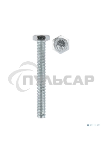 Болт шестигранный KRANZ DIN 933, 6х50, пакет (4шт.)