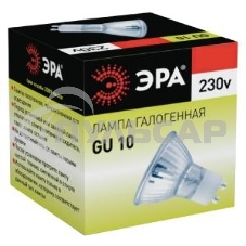 Лампа галогенная ЭРА GU10-JCDR (MR16) -35W-230V(10/200/4800)
