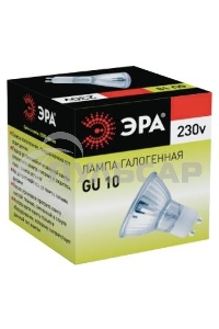 Лампа галогенная ЭРА GU10-JCDR (MR16) -35W-230V(10/200/4800)