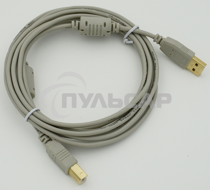 Кабель USB 2.0 PRO Am-Bm /Экран, покрытие Gold flash, 2x ферритовых фильтра 3м